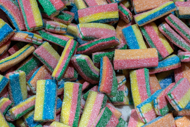 istock Colorful tasty candy marmalade. 1290443646