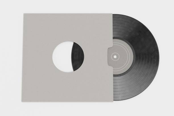 istock Realistic 3D Render of Vinyl Record 1290477757