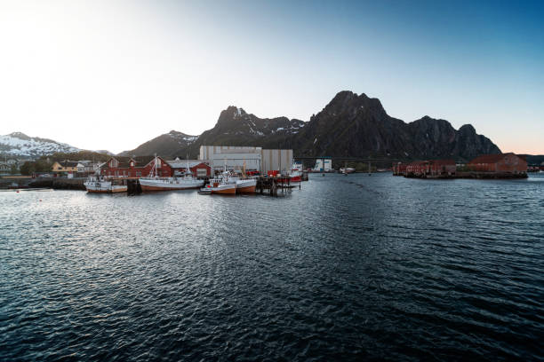 istock Svolvaer harbor at Lofoten Islands, Norway 1290483714