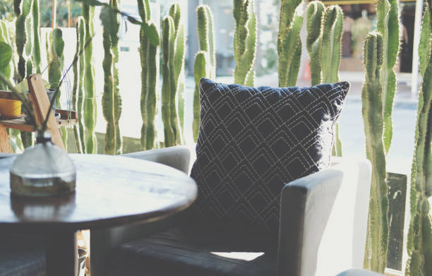 istock pillow on chair sofa at patio at home 1290491314