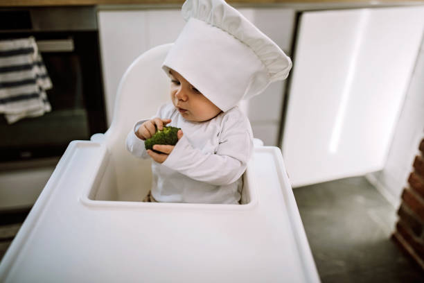 istock Baby boy waiting for food 1290492671