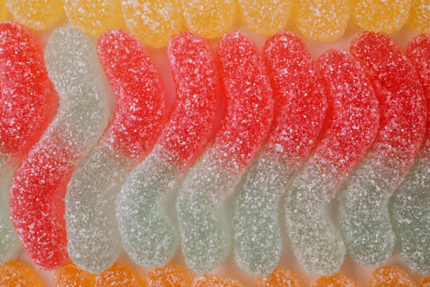 istock Pile of sugar coated gummy worms 1290493506