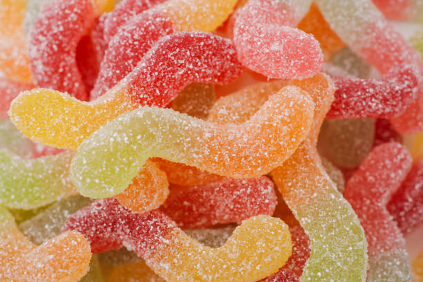 istock Pile of sugar coated gummy worms 1290493586