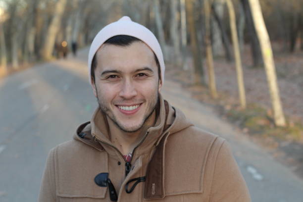 istock Ethnic man in winter outift 1290498319