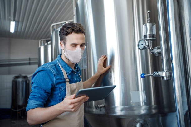 istock New normal and social distancing at brewery in covid-19 1290498744