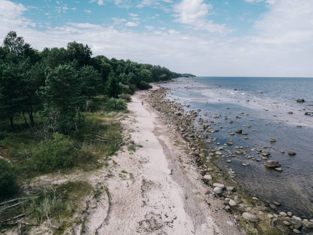 istock Kaltene stone beach, Latvia 1290508133