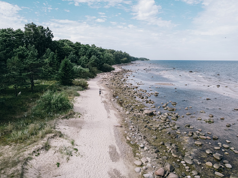 Kaltene stone beach, Latvia