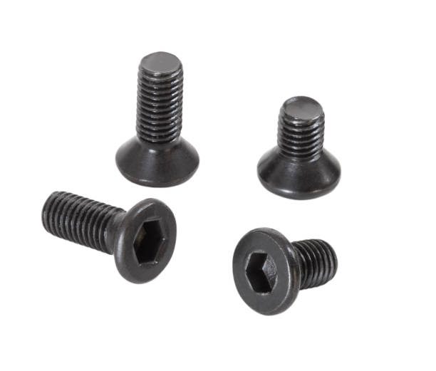istock Bolts with hex heads isolated on a white background 1290510911
