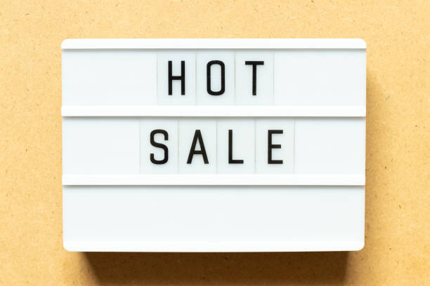 istock Lightbox with word hot sale on wood background 1290512760