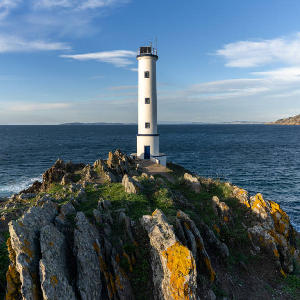 the Cabo Home Lighthouse in the Rias Baixas region of Galicia
