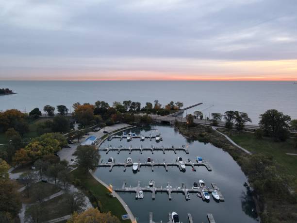 Aerial View of Chicago Skyline