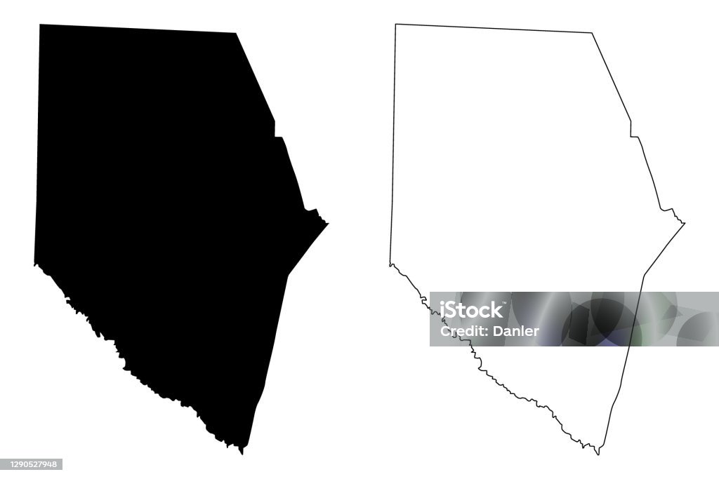 Spartanburg County Negara Bagian South Carolina Ilustrasi Vektor Peta