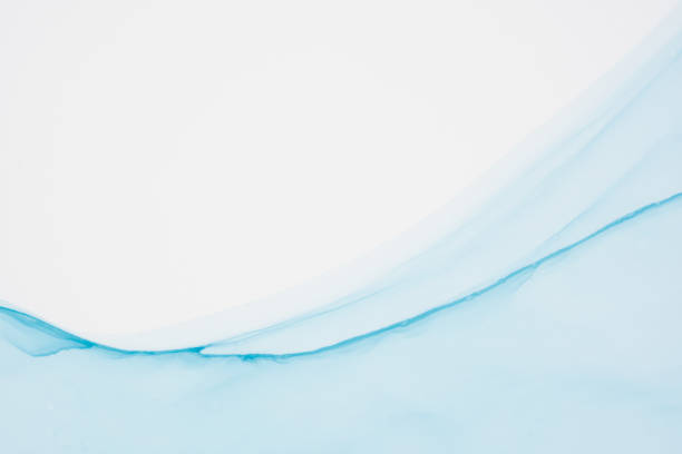 istock Abstract blue Ink background. Alcohol Ink art. 1290531106