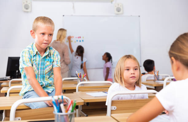 istock Kids pupils talking during recess between lessons 1290540737