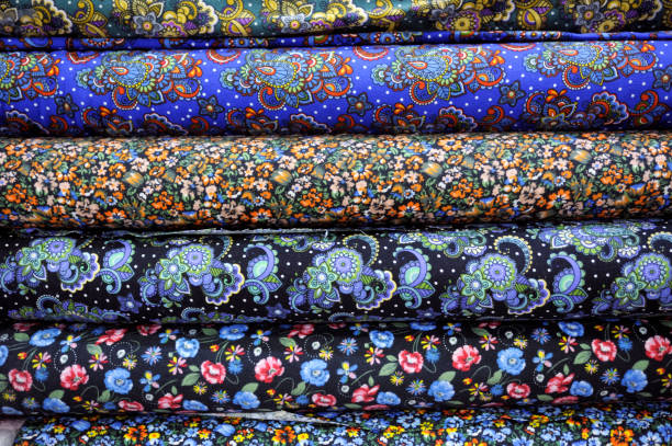 istock Fabric texture curtain velvet 1290541675