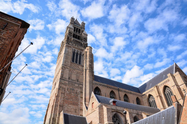 istock Classic Architecture European Building Village Brugge 1290543391