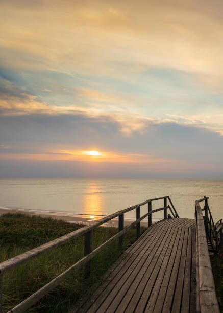 istock Sunset at Westerland beach, Sylt 1290544636