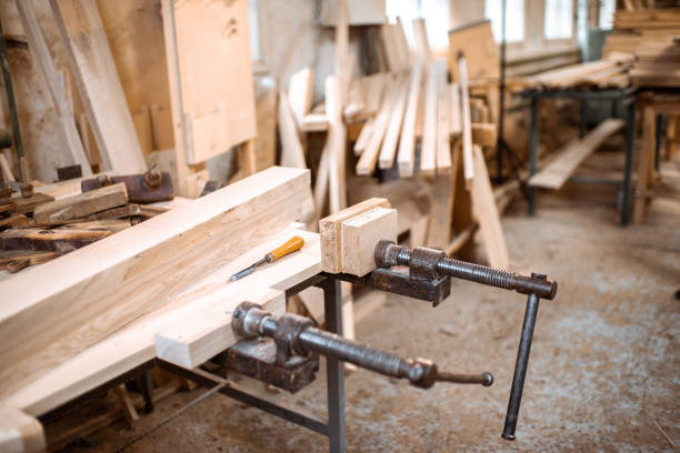 istock Old pressures in the carpentry shop 1290547588
