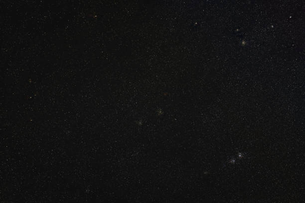 istock Night sky, many stars with some deep space objects - Persei clusters, and barely visible Heart, Soul nebula. Long exposure stacked photo 1290548223