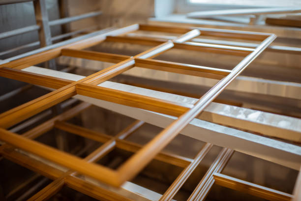 istock Wooden wooden frames 1290550803