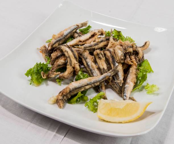 istock Fried anchovies 1290552226
