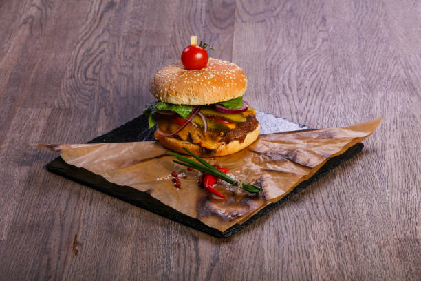 istock Delicous homemade burger 1290557811