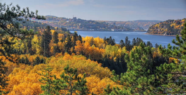 istock Colorful Canadian Saguenay River at Fall 1290559552