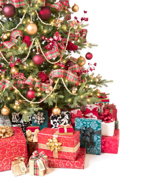 istock Decorated Christmas Tree with Gifts 1290561470