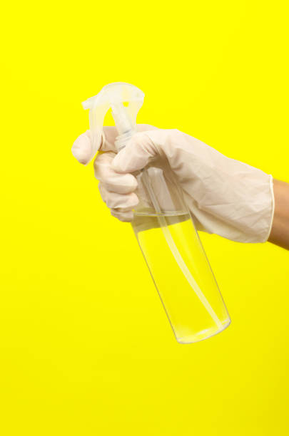 istock Hand holds a bottle of antiseptic 1290562772