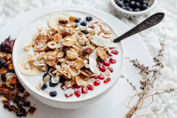 istock Yogurt , Fruit With Homemade Granola 1290565586