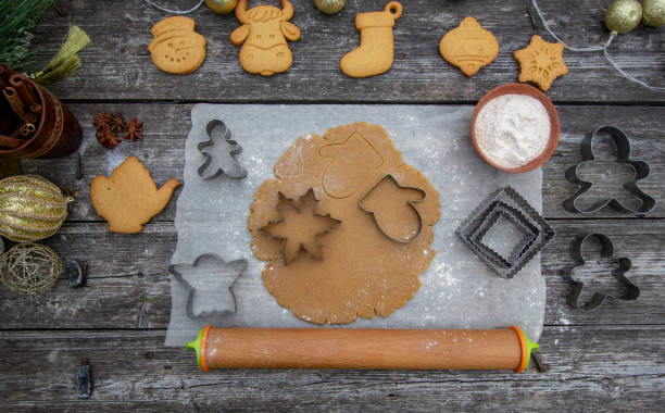 istock making homemade gingerbread for christmas and new year 1290568275