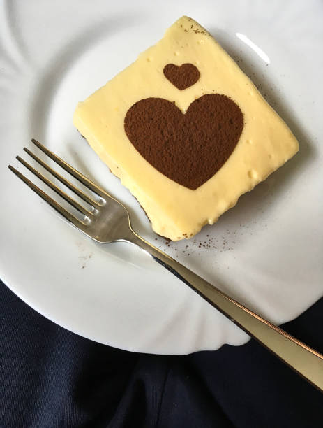istock Heart shape made from cacao on a dessert 1290568989