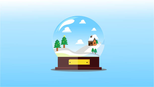 istock Snowball Christmas Illustration 2021 1290573553