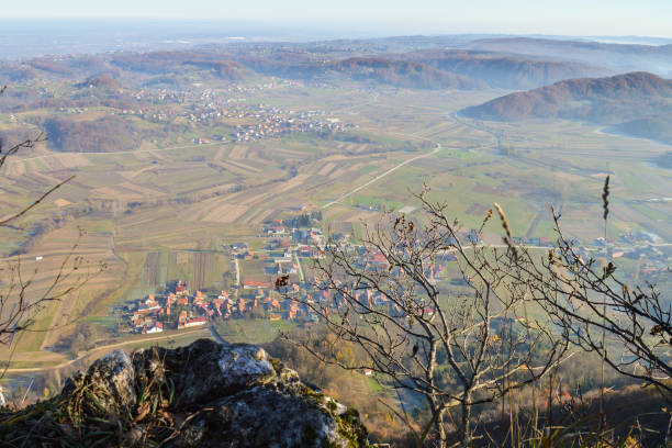 istock View from mountain peak Cevo on Ivanscica mountain 1290578030