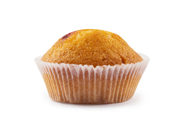 istock muffin with fruit filling, isolate on a white background 1290578071