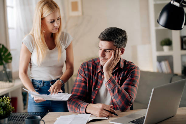 istock Young couple having financial problems. stock photo 1290581668