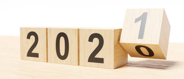 istock Happy New Year Background. Start in 2021. 3D illustration 1290607728