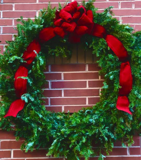 istock Wreath With a Fancy Bow 1290617293