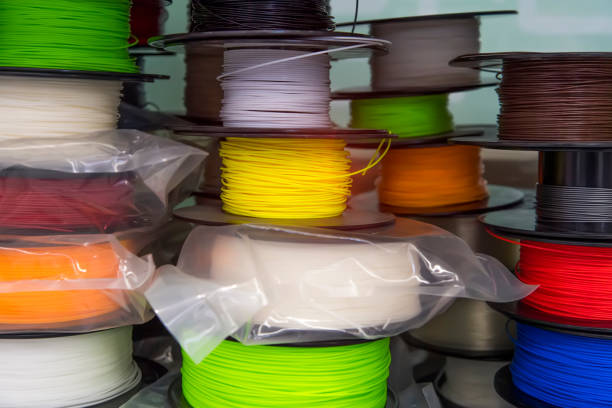 istock 3D printing filaments,Progressive modern additive technology 1290648339