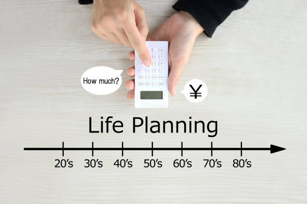 istock Human's hands calculating money for life planning 1290658024