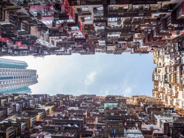 istock Crowded apartments, Hong Kong 1290658084