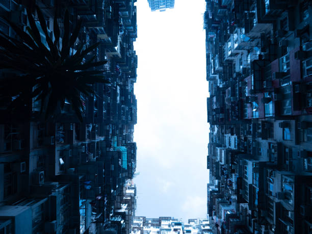 istock Crowded apartments, Hong Kong 1290658692