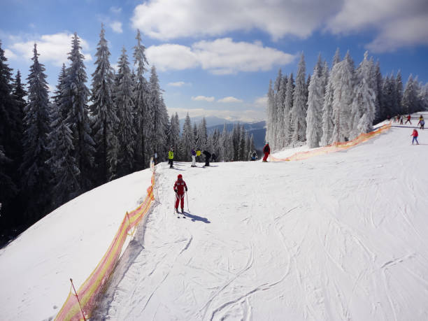 istock Ski resort in Carpathian mountains, Bukovel, Ukraine 1290663825