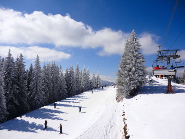 istock Ski resort in Carpathian mountains, Bukovel, Ukraine 1290663826