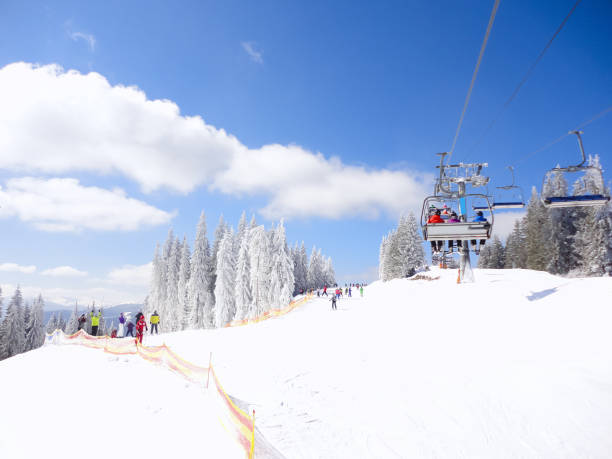 istock Ski resort in Carpathian mountains, Bukovel, Ukraine 1290663848