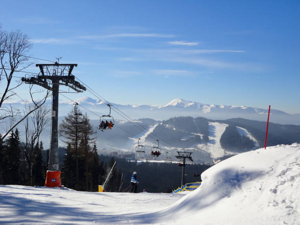 istock Ski resort in Carpathian mountains, Bukovel, Ukraine 1290663860