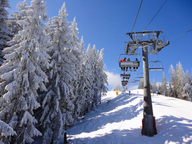 istock Ski resort in Carpathian mountains, Bukovel, Ukraine 1290663876