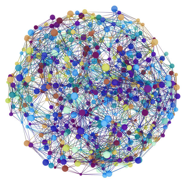 istock 3D illustration of network grid globe on white background 1290665156