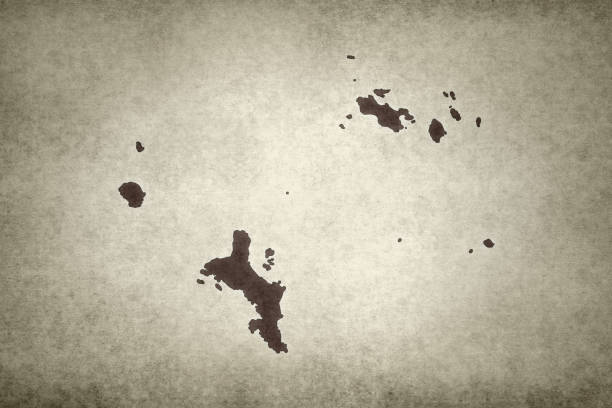 istock Grunge map of Seychelles 1290666500