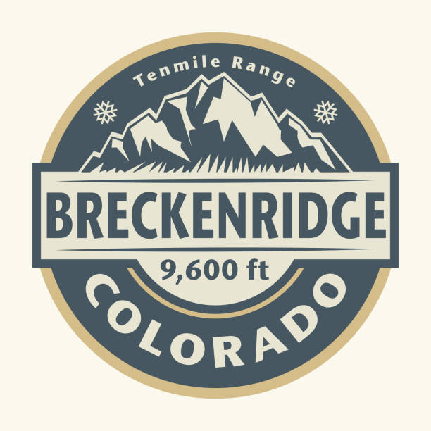 illustrations, cliparts, dessins animés et icônes de station de ski de breckenridge - tenmile range